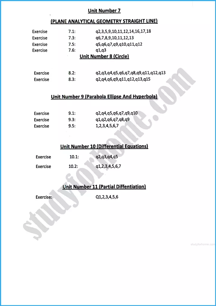 mathematics 12th adamjee coaching guess paper 2025 science group 2