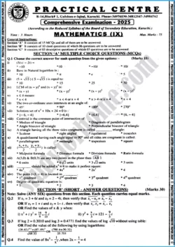 mathematics-9th-practical-centre-guess-paper-2025-science-group