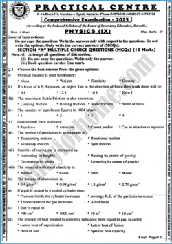 physics-9th-practical-centre-guess-paper-2025-science-group