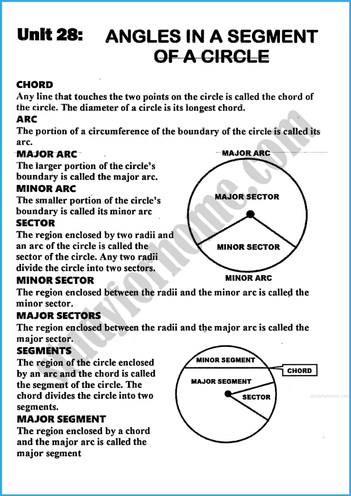 angle-in-a-segment-of-a-circle-definition-and-formulae-mathematics-class-10th