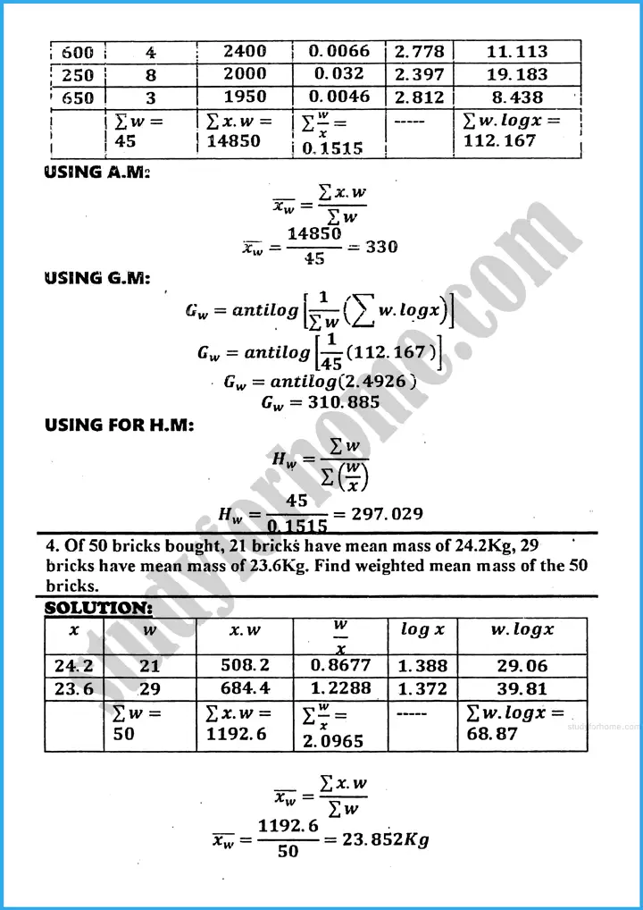 basic statistics exercise 22 4 mathematics class 10th 06