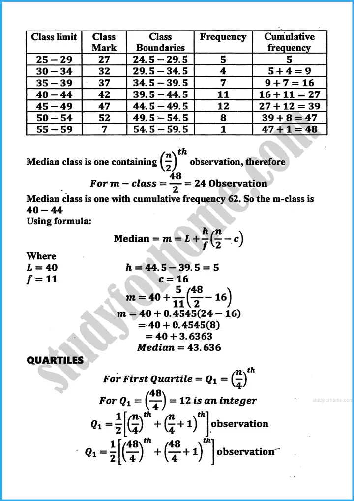 basic statistics exercise 22 4 mathematics class 10th 12