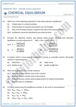 chemical-equilibrium-multiple-choice-questions-chemistry-class-10th