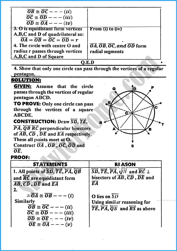 chords of a circle exercise 25 1 mathematics class 10th 02