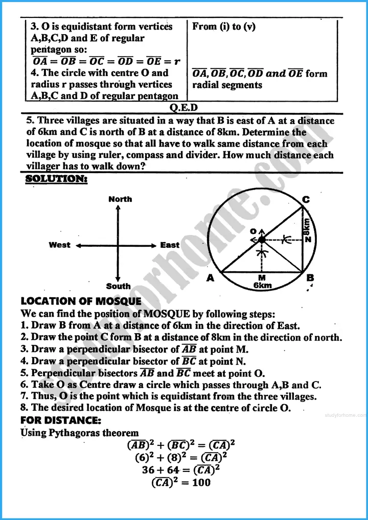 chords of a circle exercise 25 1 mathematics class 10th 03