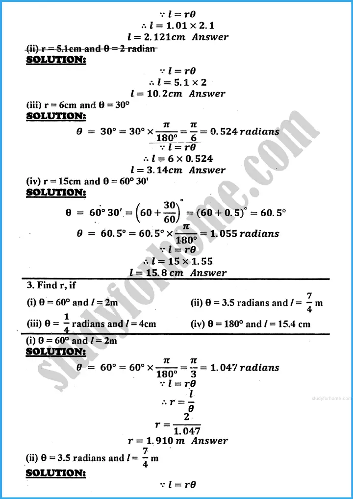 introduction to trigonometry exercise 30 2 mathematics class 10th 02