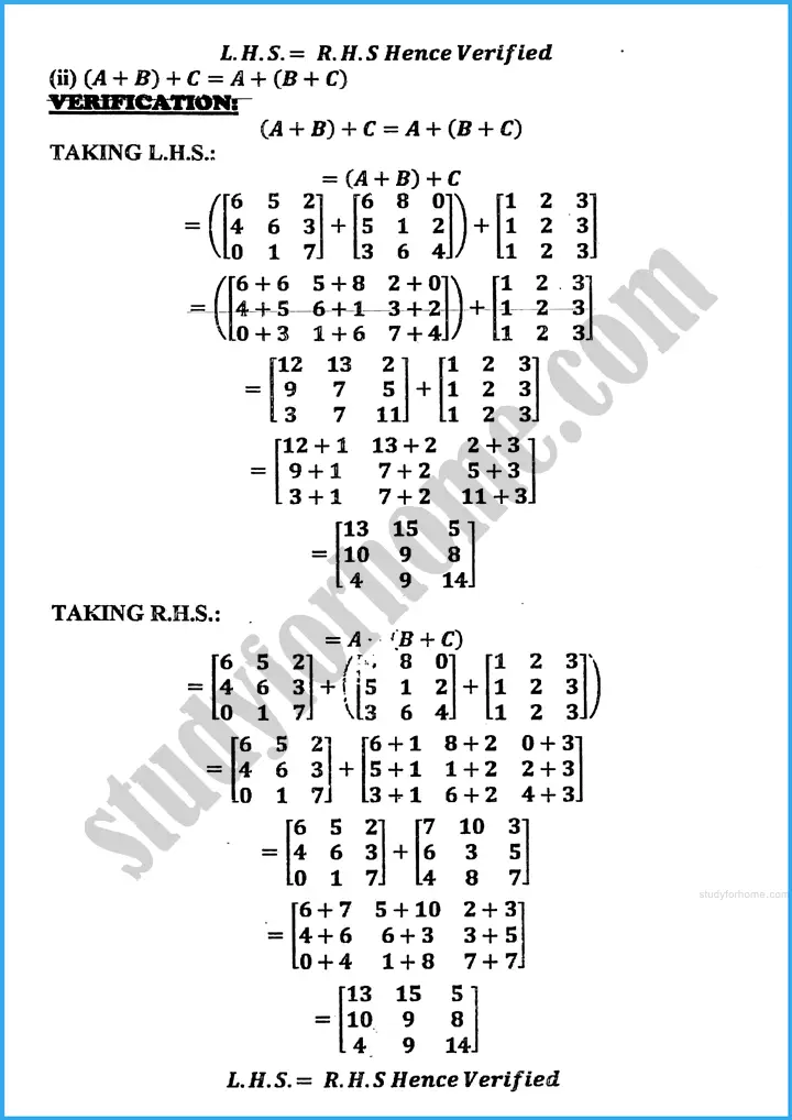 matrices and determinants exercise 19 1 mathematics class 10th 14