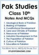 pakistan-studies-notes-for-class-10th-sindh-board-science-group