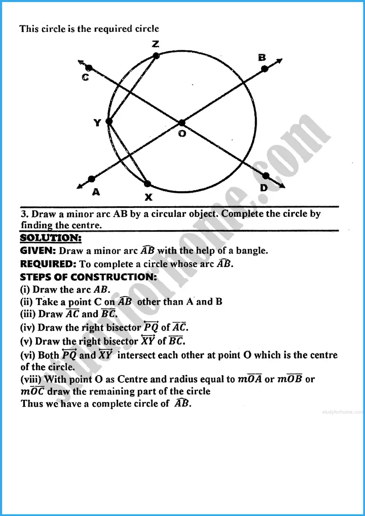 practical geometry circles exercise 29 1 mathematics class 10th 02