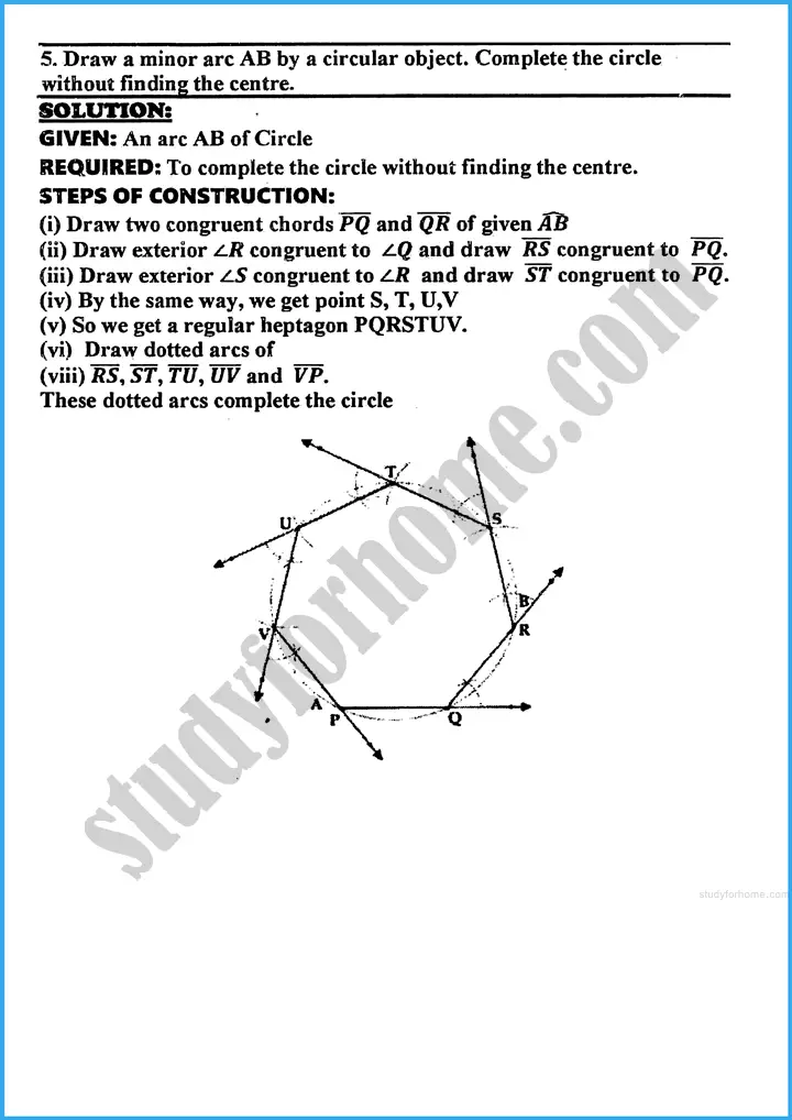 practical geometry circles exercise 29 1 mathematics class 10th 04