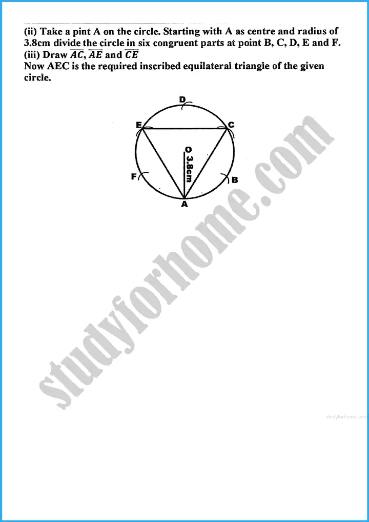 practical geometry circles exercise 29 2 mathematics class 10th 09