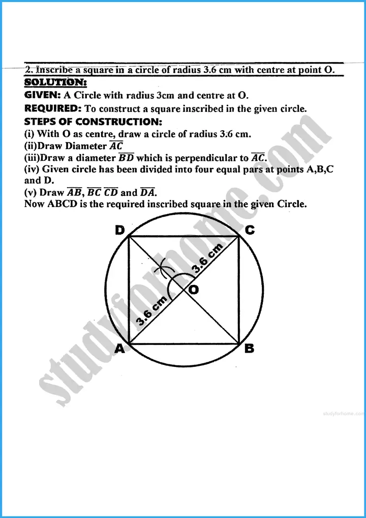 practical geometry circles exercise 29 3 mathematics class 10th 02