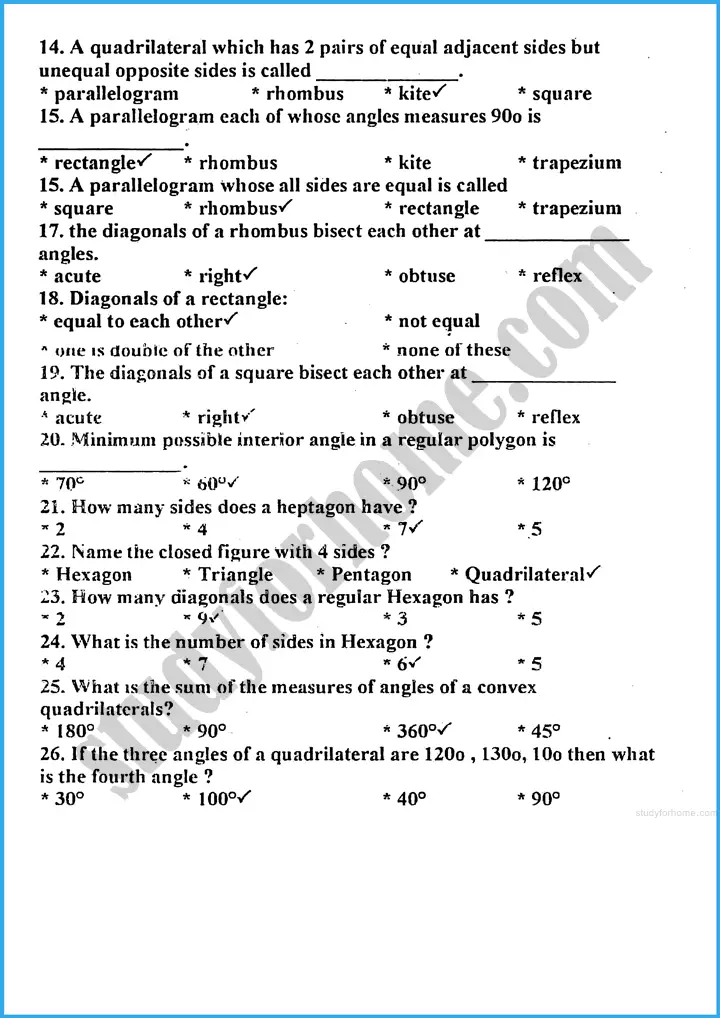 practical geometry circles mcqs mathematics class 10th 02