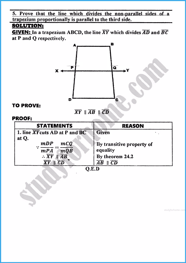 ratio and proportion exercise 24 1 mathematics class 10th 04