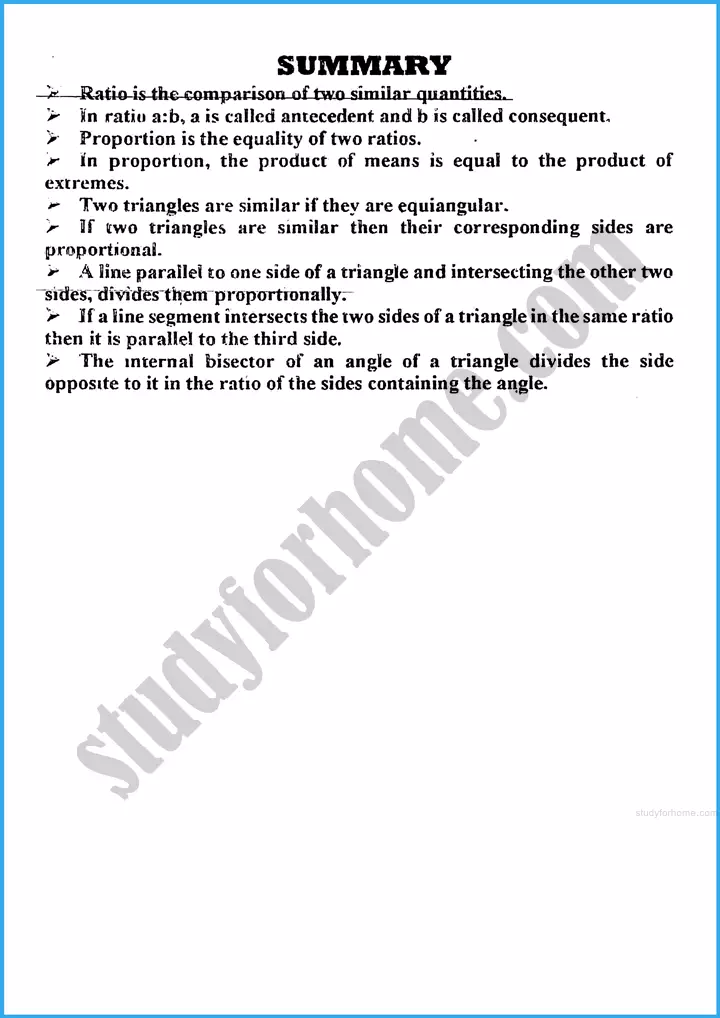 ratio and proportion review exercise 24 mathematics class 10th 02