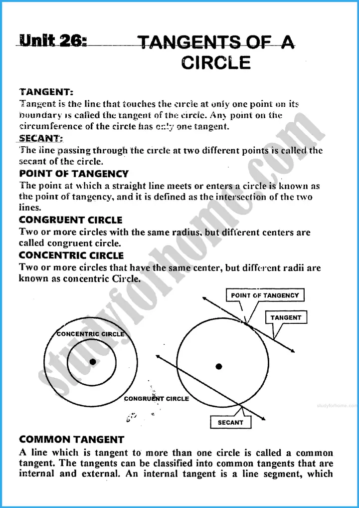 tangents-of-a-circle-definition-and-formulae-mathematics-class-10th