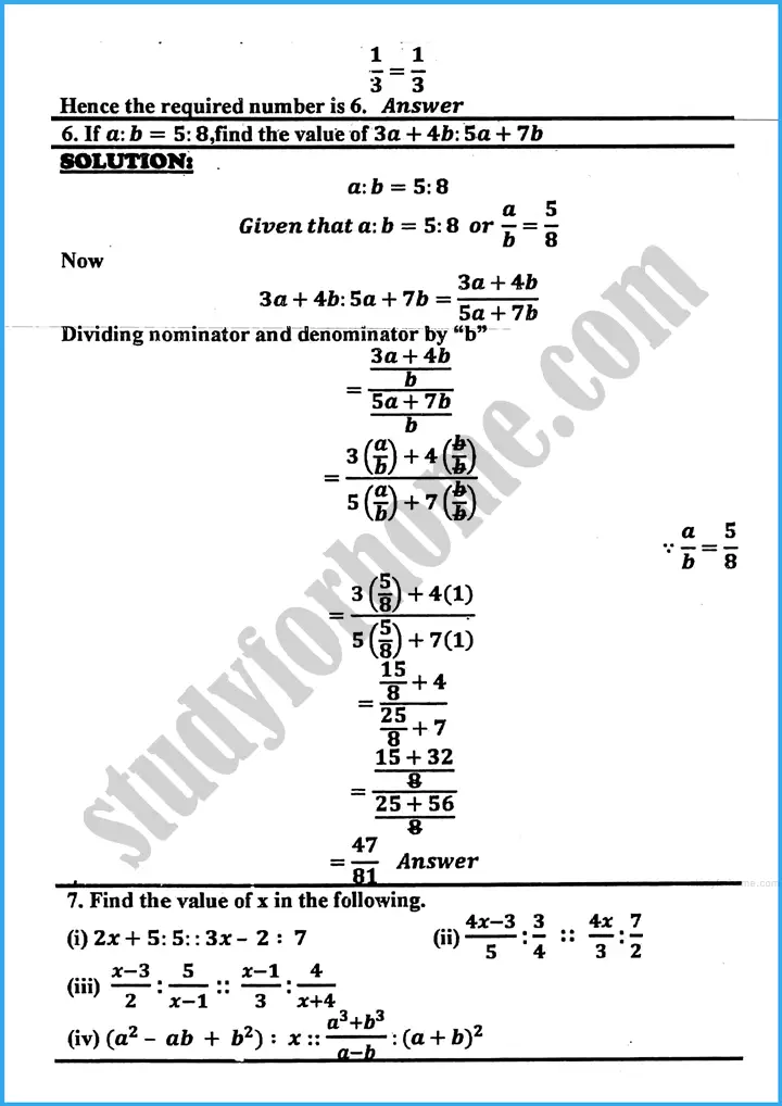 variations exercise 18 1 mathematics class 10th 04