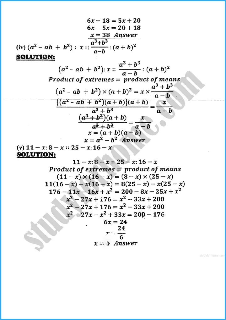 variations exercise 18 1 mathematics class 10th 06