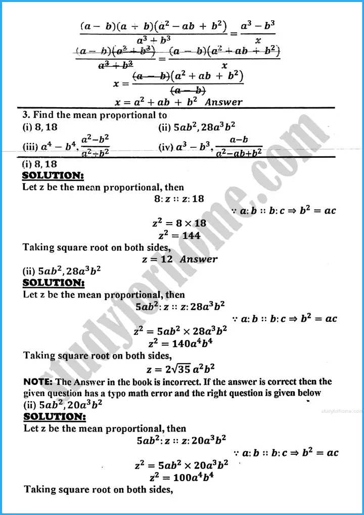 variations exercise 18 3 mathematics class 10th 04