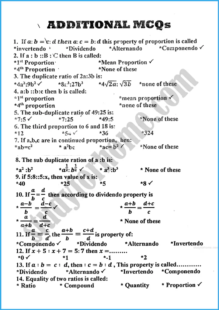 variations-mcqs-mathematics-class-10th