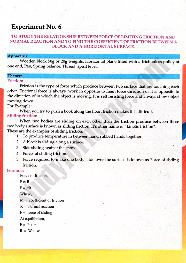 friction-and-normal-force-practical-activity-6-physics-class-9th