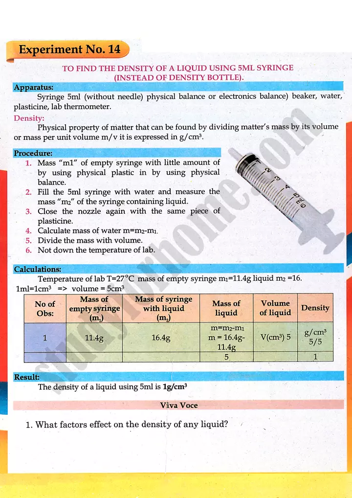 liquid-density-via-syringe-practical-activity-14-physics-class-9th