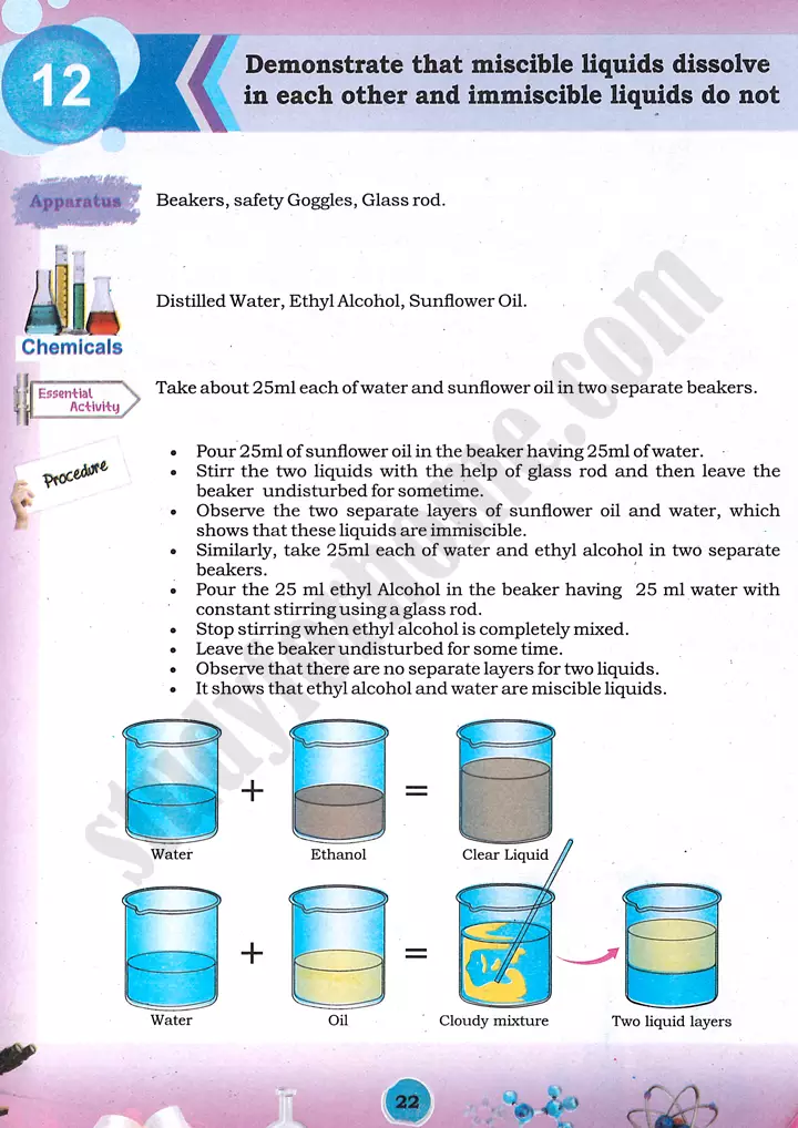 miscibility-of-liquids-practical-activity-12-chemistry-class-9th