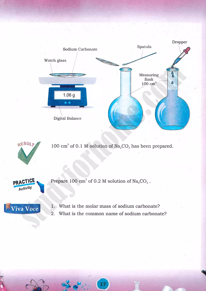 na2co3 solution preparation practical activity 9 chemistry class 9th 02