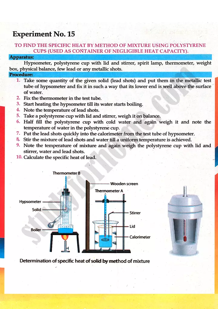 specific-heat-by-mixture-practical-activity-15-physics-class-9th