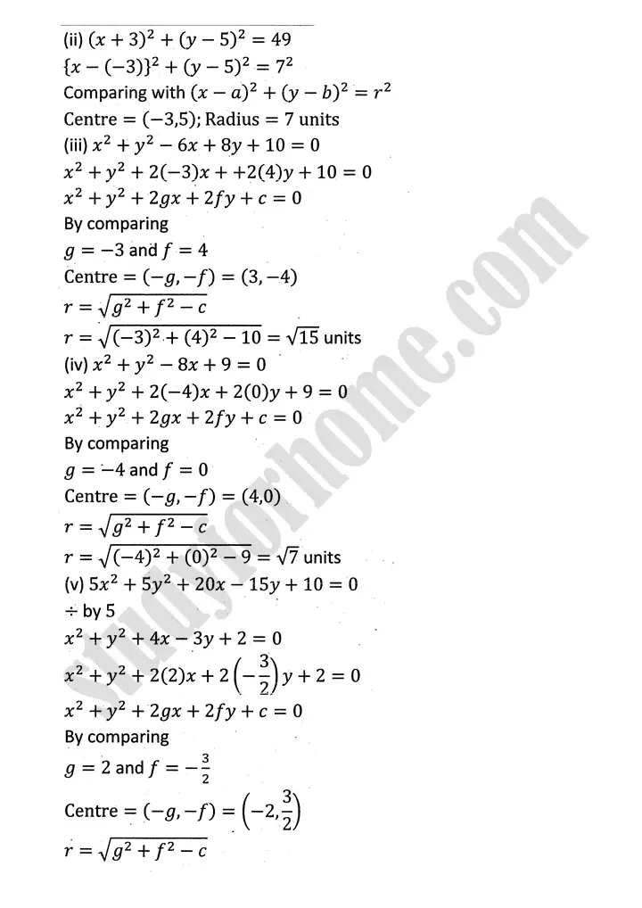 circle exercise 8 1 mathematics 12th sindh board 06