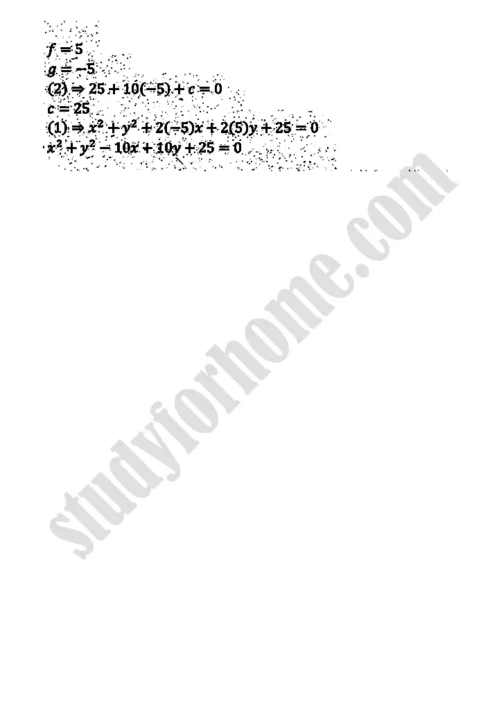circle exercise 8 2 mathematics 12th sindh board 18