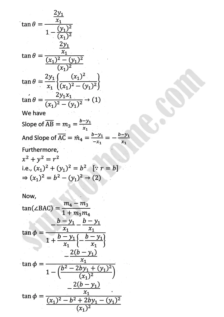 circle exercise 8 4 mathematics 12th sindh board 04