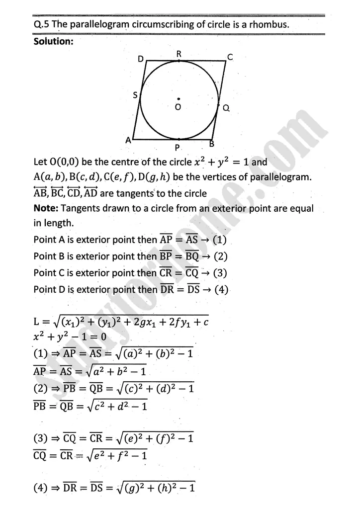 circle exercise 8 4 mathematics 12th sindh board 06