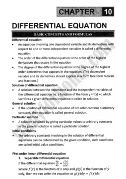 differential-equations-definition-and-formulae-mathematics-12th-sindh-board