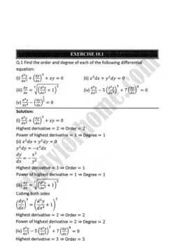 differential-equations-exercise-10-1-mathematics-12th-sindh-board