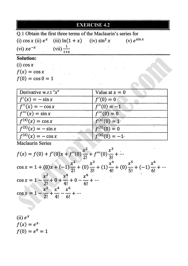 higher-order-derivatives-and-applications-exercise-4-2-mathematics-12th-sindh-board