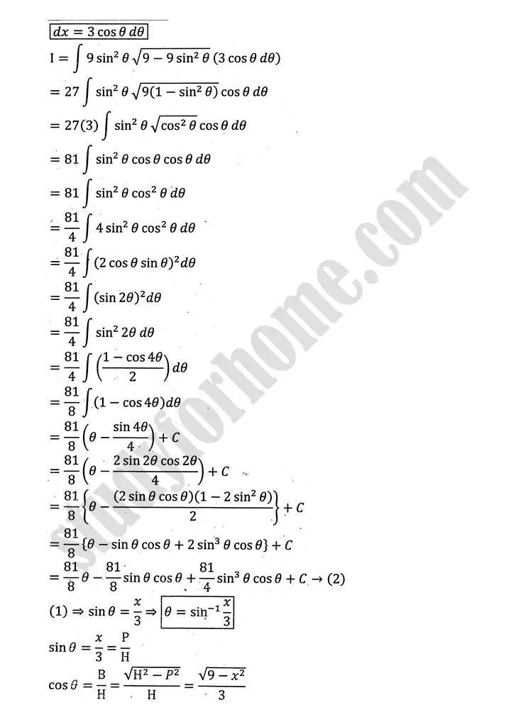 integration exercise 6 3 mathematics 12th sindh board 04