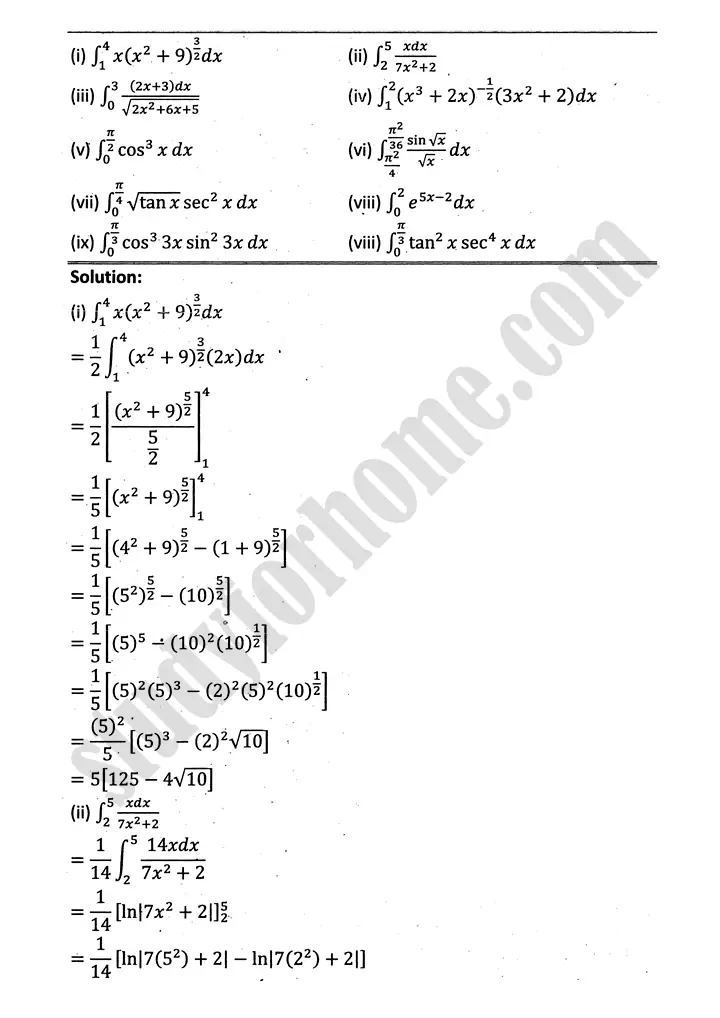 integration exercise 6 6 mathematics 12th sindh board 04