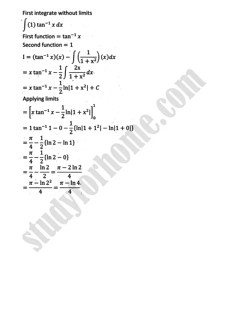 integration exercise 6 6 mathematics 12th sindh board 22