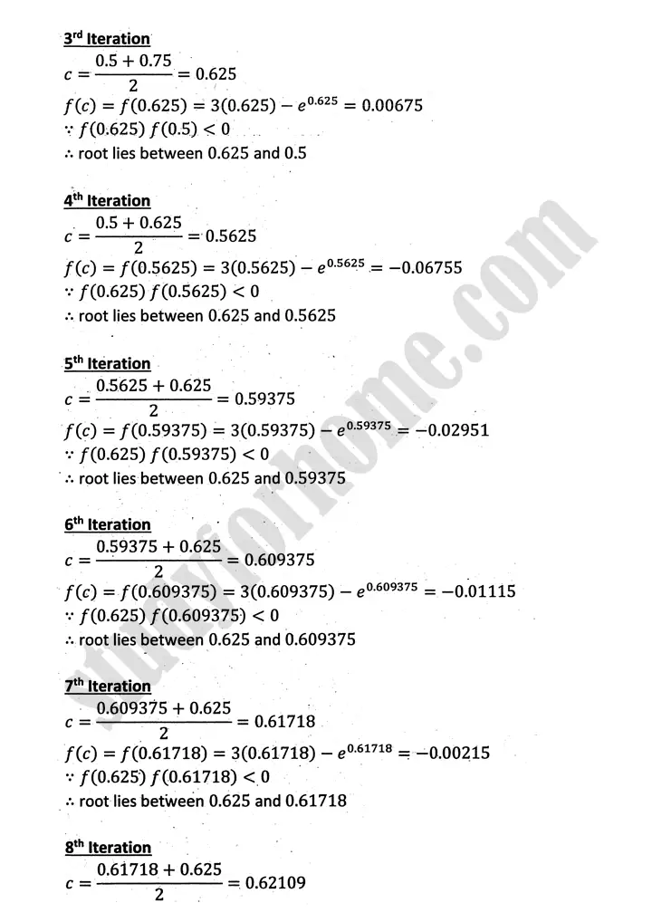 introduction to numerical methods exercise 12 1 mathematics 12th sindh board 06