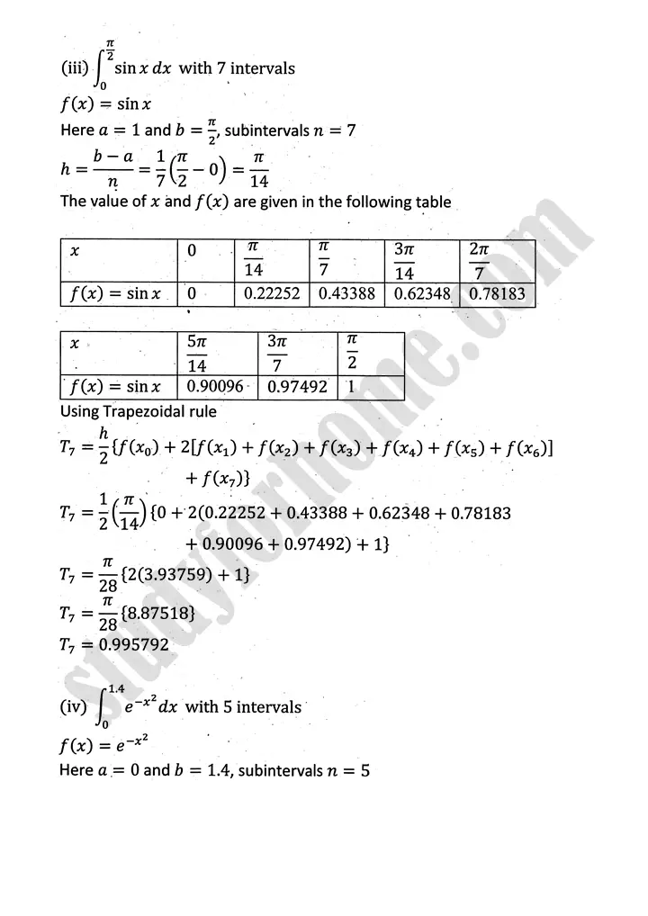 introduction to numerical methods exercise 12 4 mathematics 12th sindh board 03