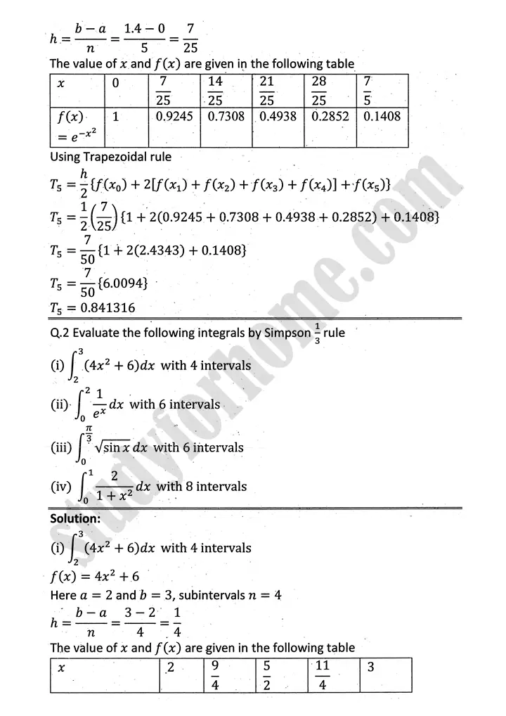 introduction to numerical methods exercise 12 4 mathematics 12th sindh board 04