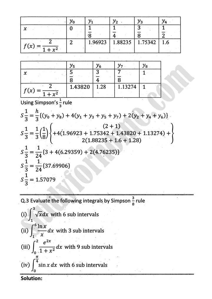 introduction to numerical methods exercise 12 4 mathematics 12th sindh board 07