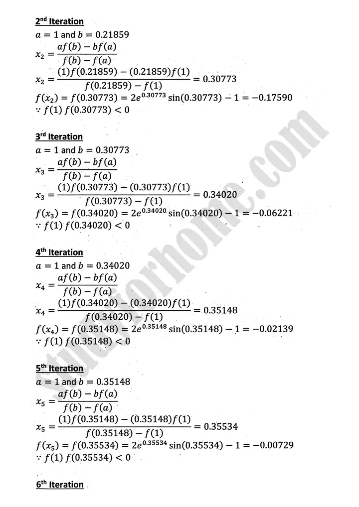 introduction to numerical methods review exercise 12 mathematics 12th sindh board 04