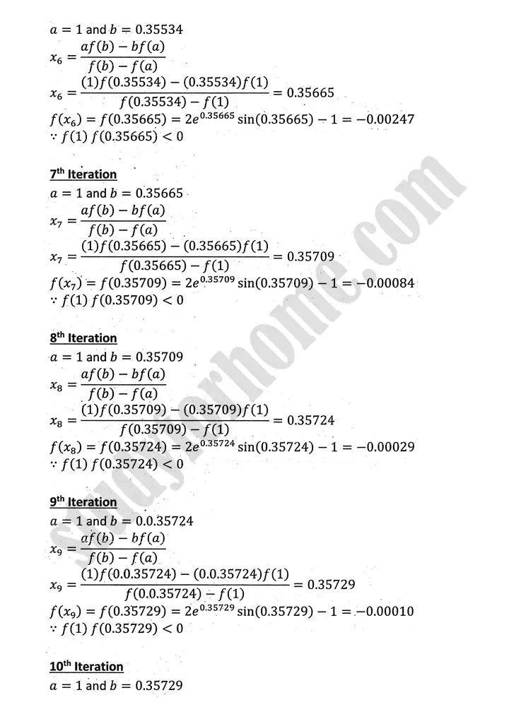 introduction to numerical methods review exercise 12 mathematics 12th sindh board 05