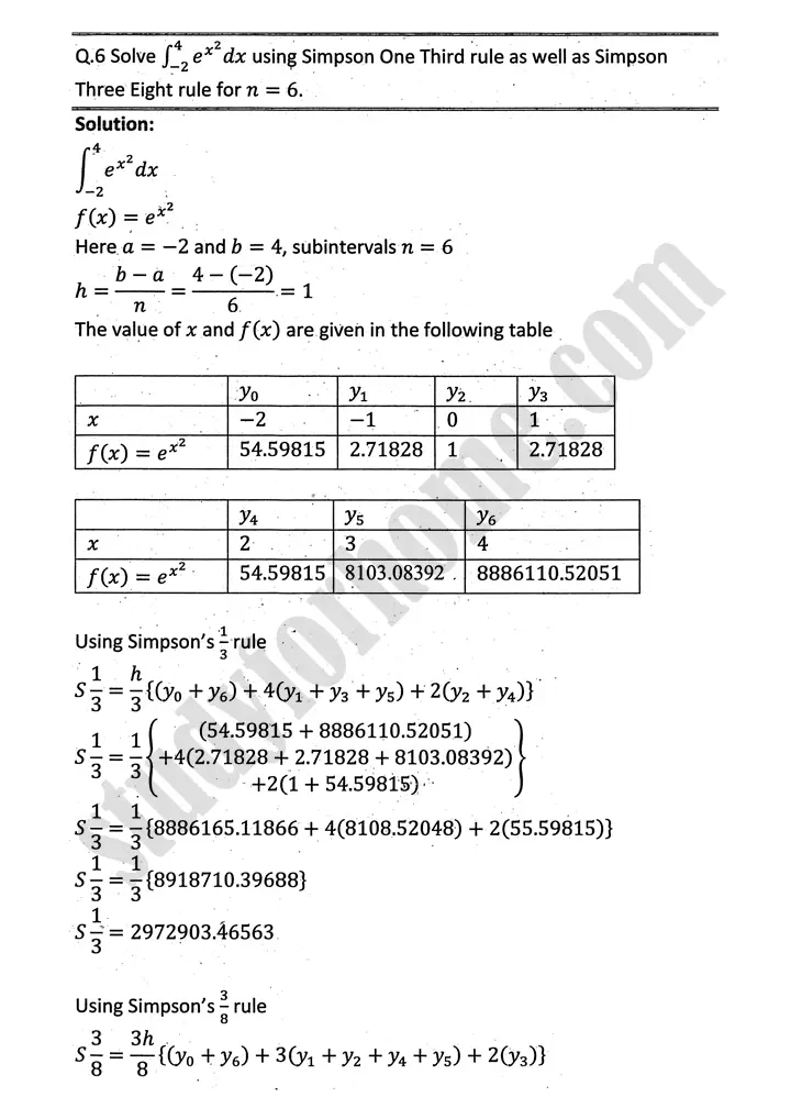 introduction to numerical methods review exercise 12 mathematics 12th sindh board 08