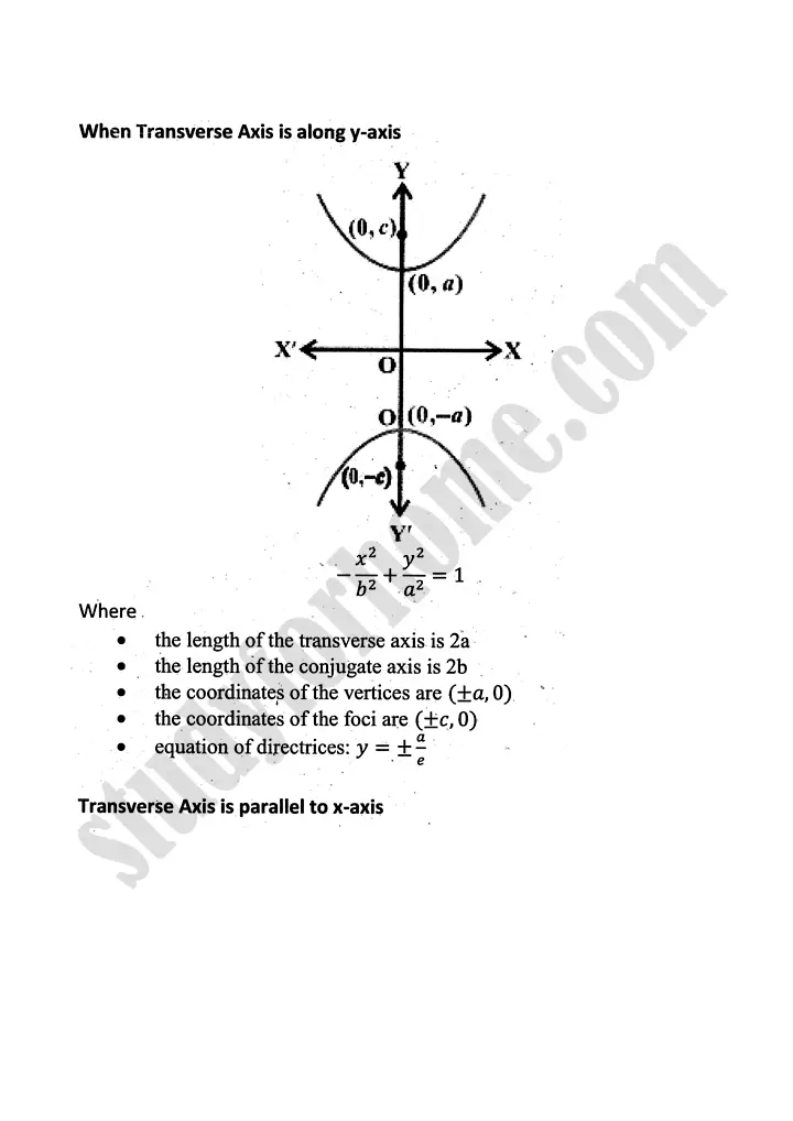 parabola ellipse and hyperbola definition and formulae mathematics 12th sindh board 09