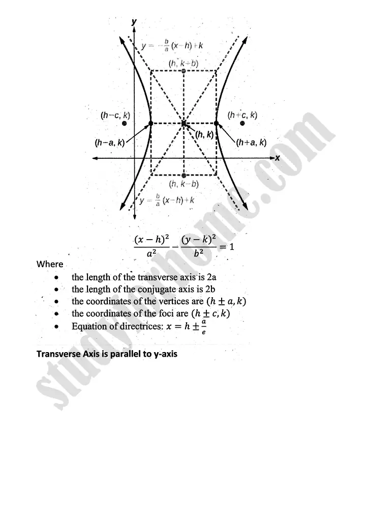 parabola ellipse and hyperbola definition and formulae mathematics 12th sindh board 10