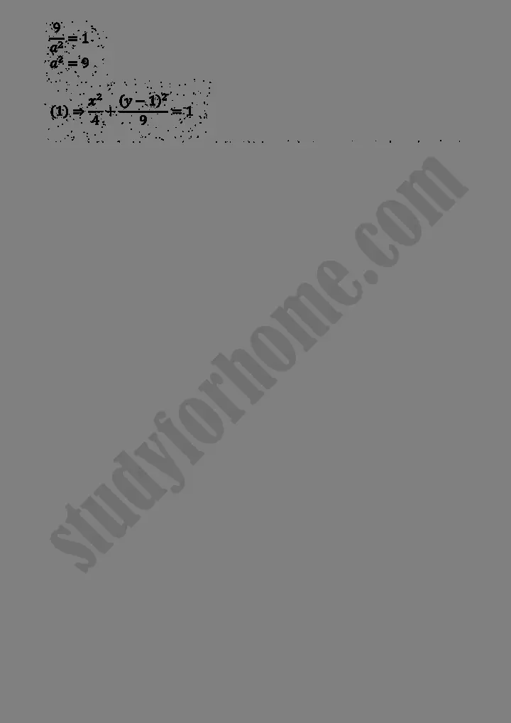 parabola ellipse and hyperbola exercise 9 3 mathematics 12th sindh board 23