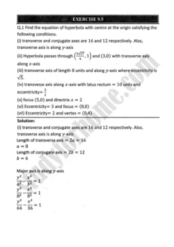 parabola-ellipse-and-hyperbola-exercise-9-5-mathematics-12th-sindh-board
